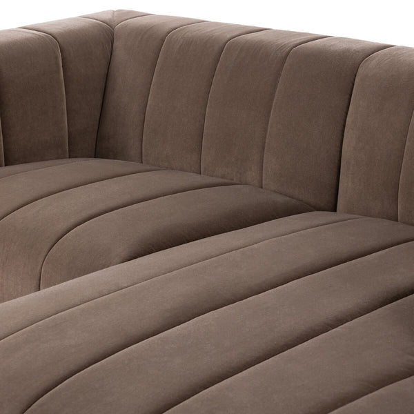 Langham Channeled 2-Piece Sectional Taupe
