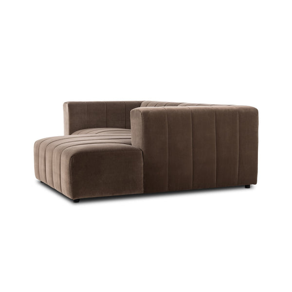 Langham Channeled 2-Piece Sectional Taupe