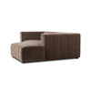 Langham Channeled 2-Piece Sectional Taupe