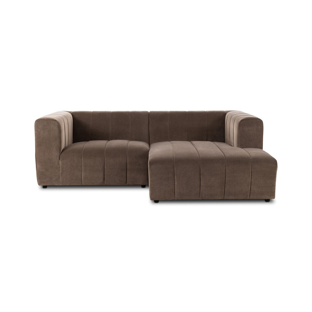 Langham Channeled 2-Piece Sectional Taupe