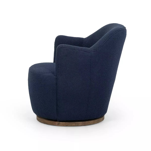 Aurora Swivel Chair, Blue