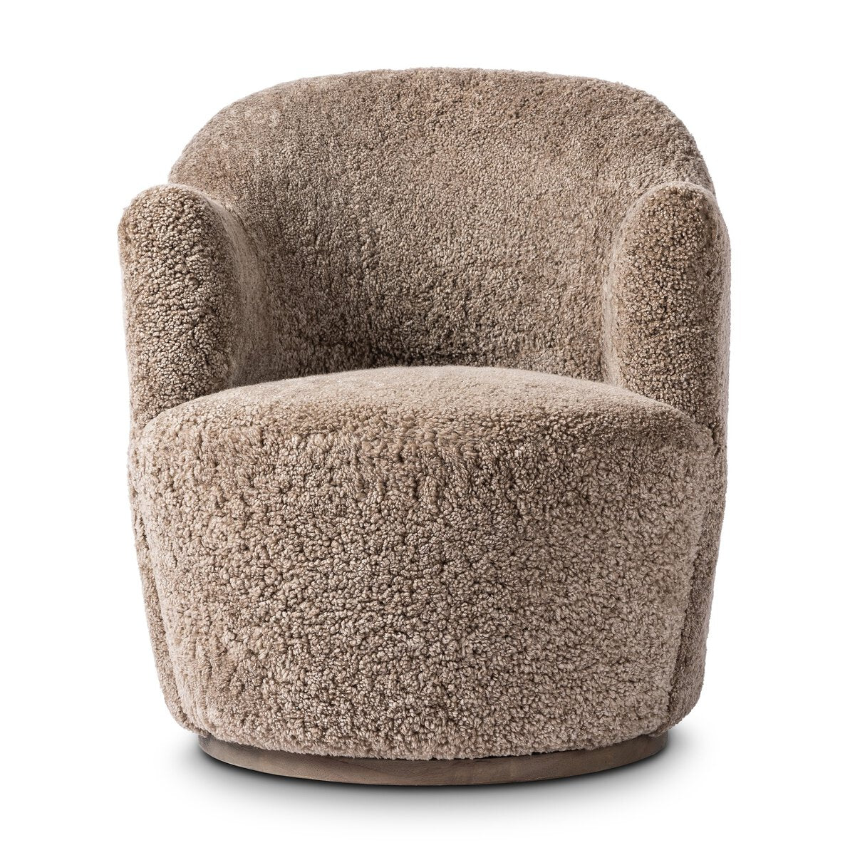 Aurora Sherling Swivel Chair