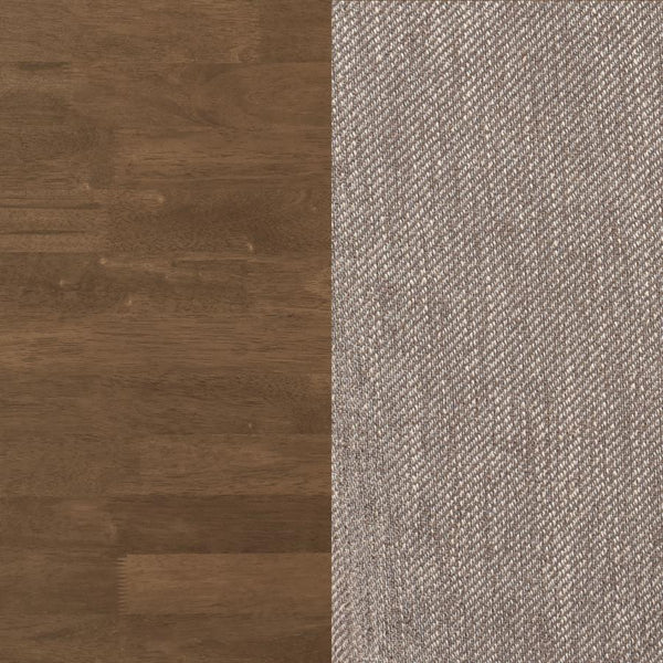 47" Royce Walnut Dining Table (set with 4 chairs)