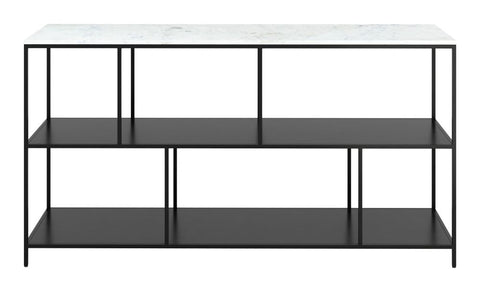 Black and White Marble Console Table