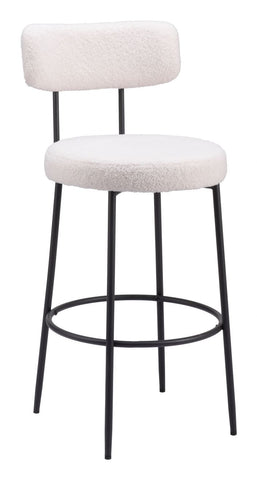 Blanca Barstool, Ivory