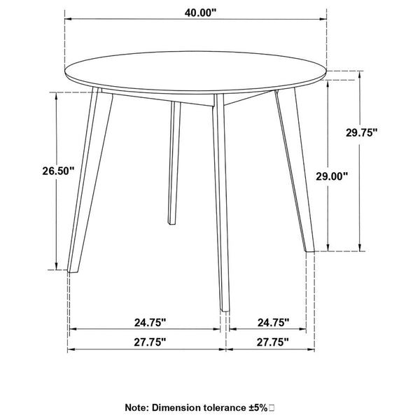 40" Freya Dining Table