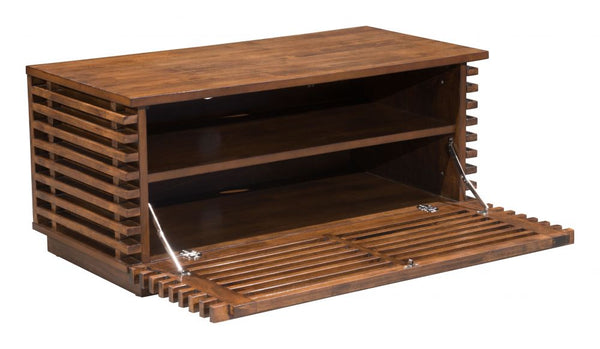 Walnut Narrow TV Stand