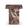 Merlot Marble End Table