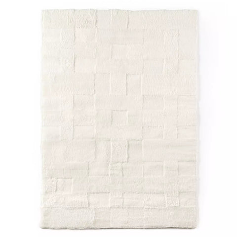 Patchwork Shearling Rug 8 x 10"