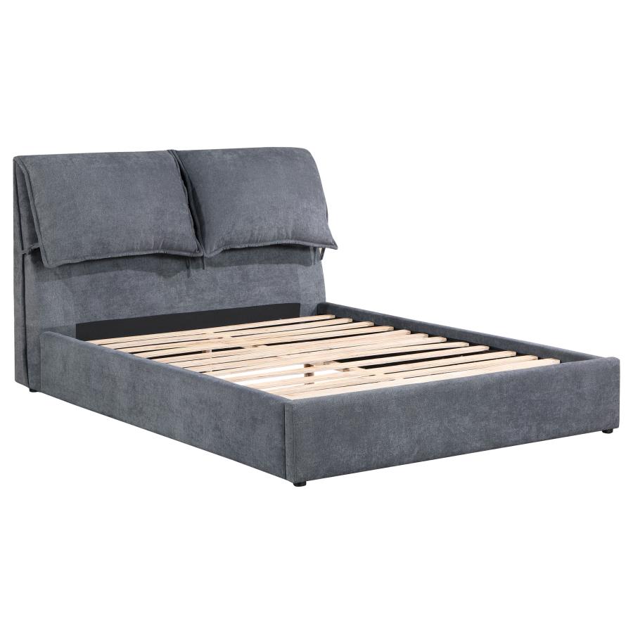 Gwendoline Eastern King Sized Bed, Grey