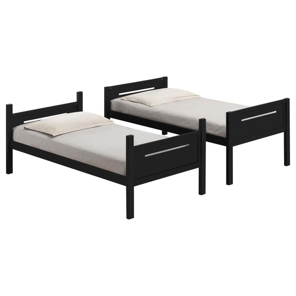 Mara Twin Bunk Bed Black