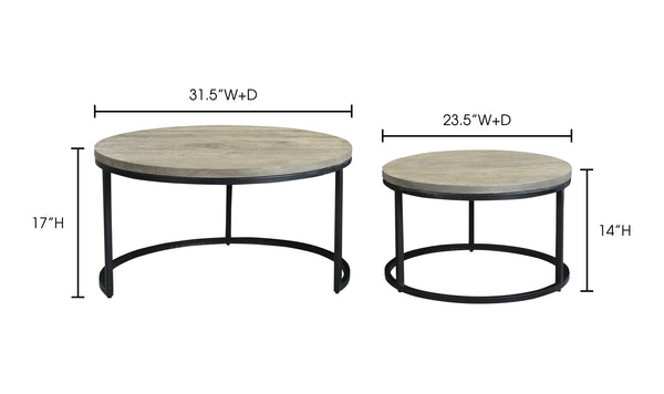 Drey Round Nesting Tables