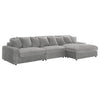Jadson Sectional, 4 piece, Grey