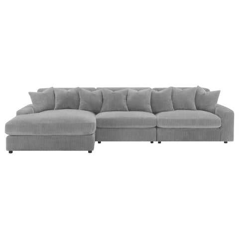 Jadson Sectional, 4 piece, Grey