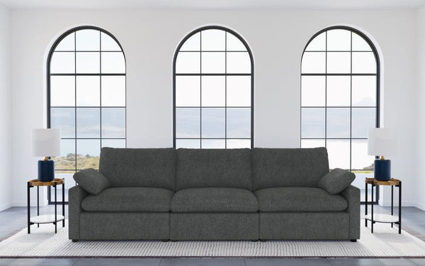 Jannes Modular Power Sofa - Dark Grey