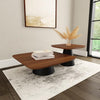 Evan 2-piece Coffee Table Set Walnut