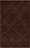 Abstract Lines Rug - Brown 8' x 10'