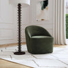 Taya Swivel Chair, Hunter Green