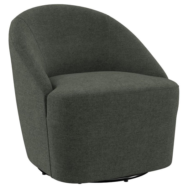Taya Swivel Chair, Hunter Green