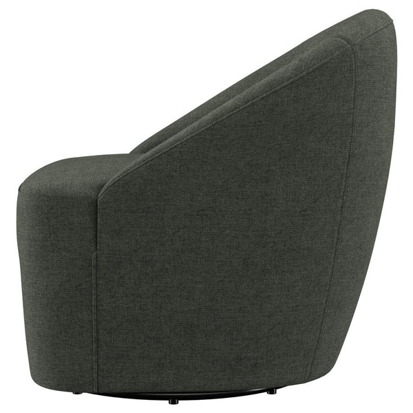 Taya Swivel Chair, Hunter Green