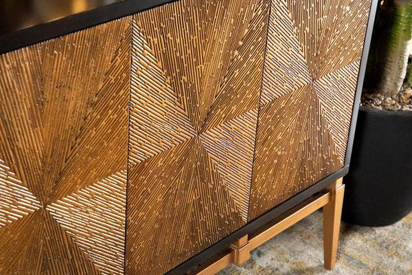 Sunburst Accent Cabinet