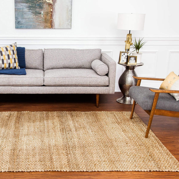 The Natural - Hand Woven Jute Rug 5x8