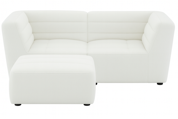 Koa Sectional, 3 piece, Cream