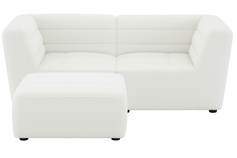 Koa Sectional, 3 piece, Cream