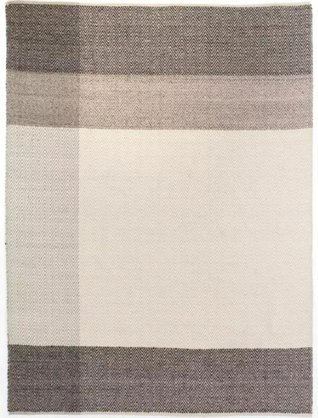 Color Block Chevron Rug 8x10"