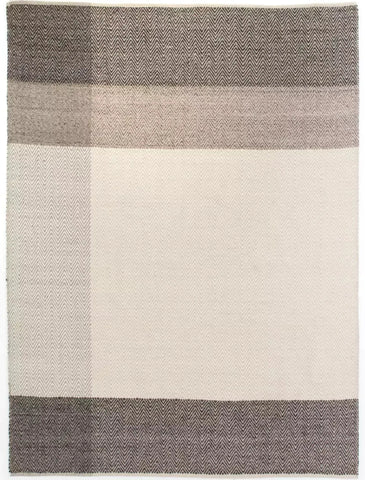 Color Block Chevron Rug 8x10"