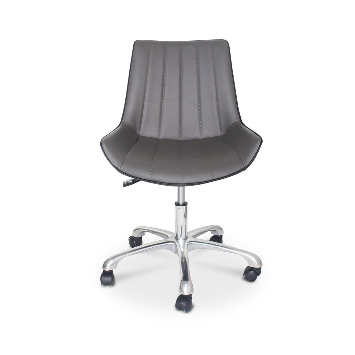 Mack Grey Swivel Office Chair