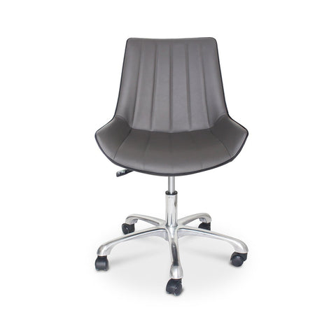 Mack Grey Swivel Office Chair