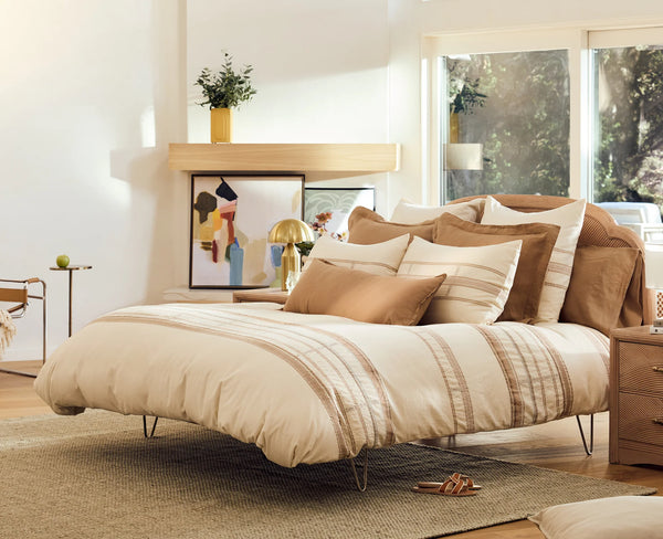 Organic Relaxed Linen Lumbar Pillow - Doe