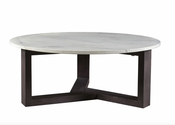 Jinx Marble Coffee Table, Charcoal