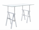 Glass Top Adjustable Standing Desk