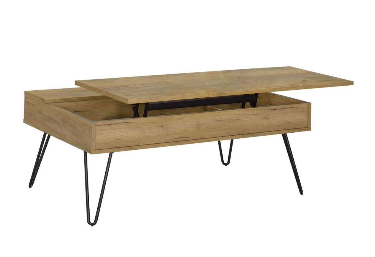 Golden Oak Lift Coffee Table