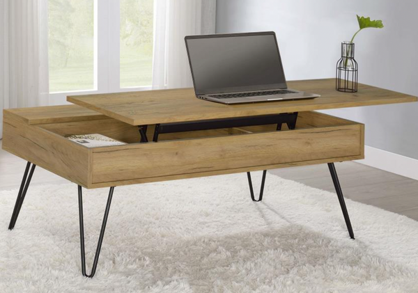 Golden Oak Lift Coffee Table
