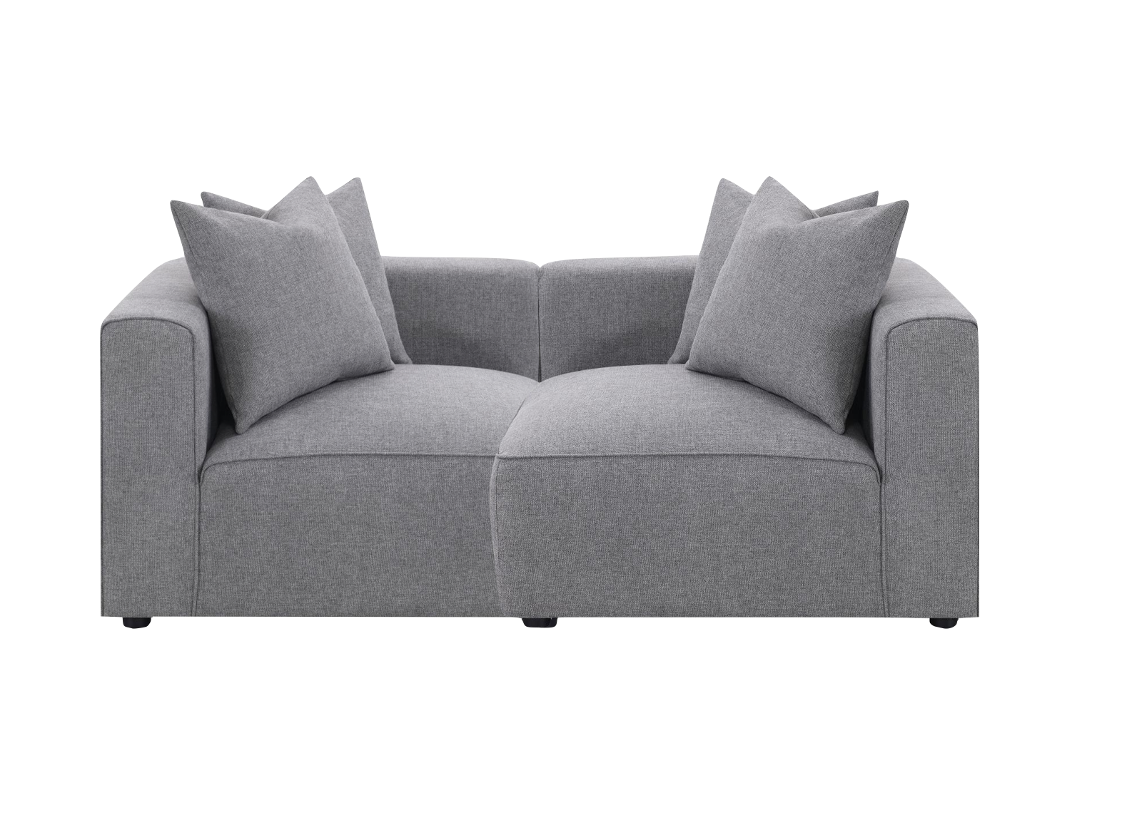 Jenna 2 Piece Sectional, Grey