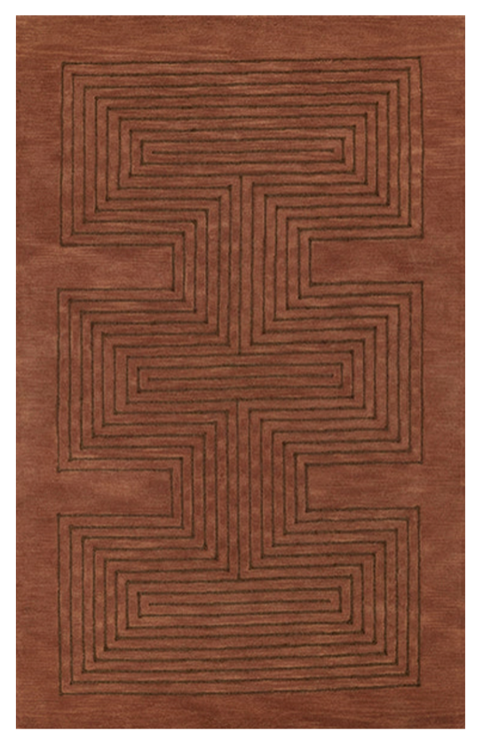 Tau Rug - Copper 8" x 10"