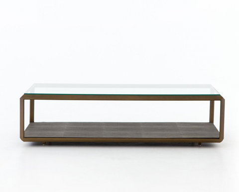 Shagreen Shadow Box Coffee Table