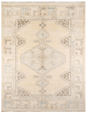 Beige Aztec Rug 5'-6" x 8'-6"