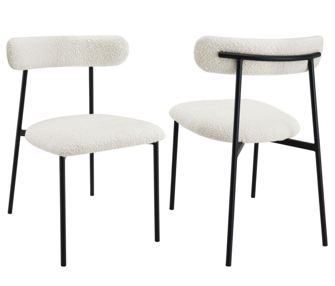Enzo Boucle Dining Chair (Set of 2)