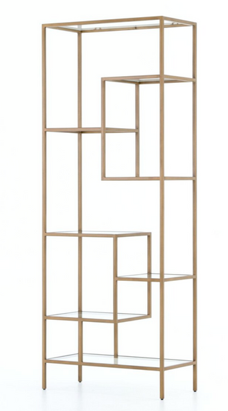 Helen Brass Bookcase