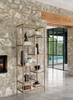 Helen Brass Bookcase