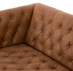 William 75" Leather Sofa