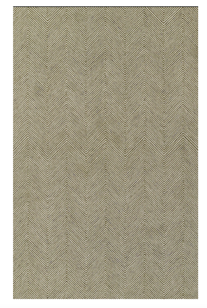 Green Zigzag 8' x 10'