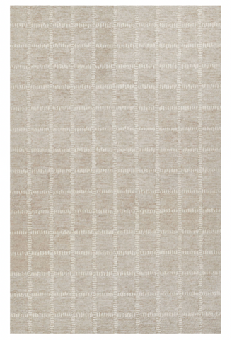 Beige Crisscross Rug 8' x 10'