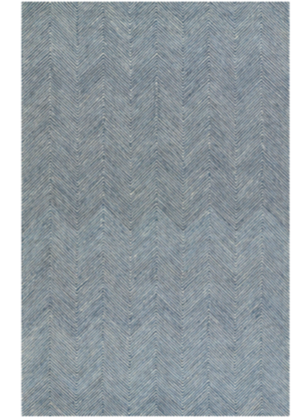 Blue Stripes Rug - 5"0 x 8"0"