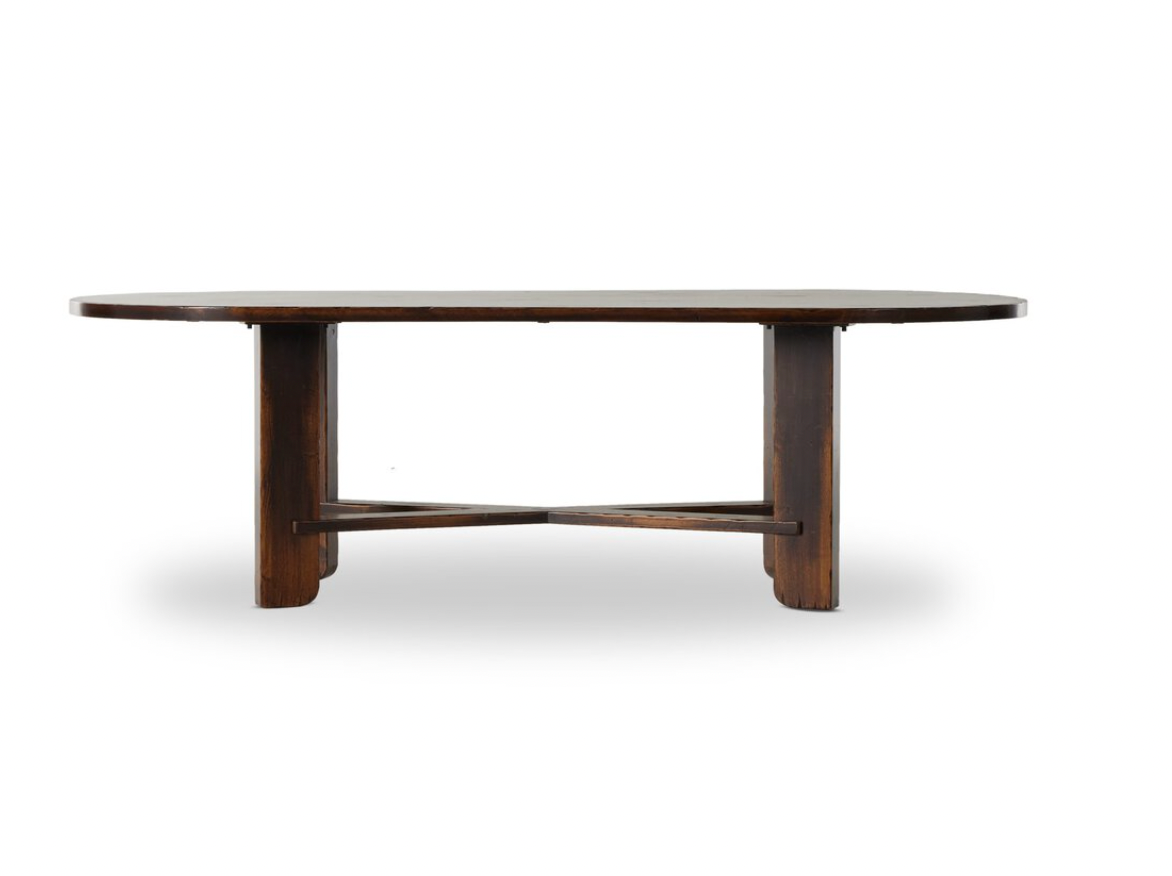 Solid Birch Oval Dining Table