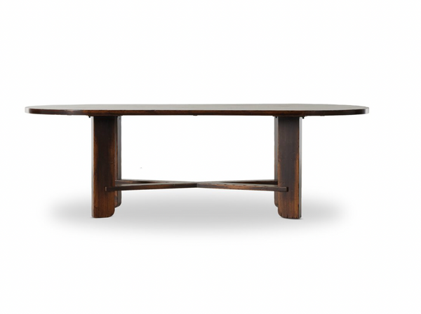 Solid Birch Oval Dining Table